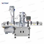 Mașină automată de acoperire cu șurub cu mandrină pentru sticle cu un singur cap Servo liniar