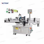 Mașină de etichetat liniară automată cu autocolante pentru cutii metalice