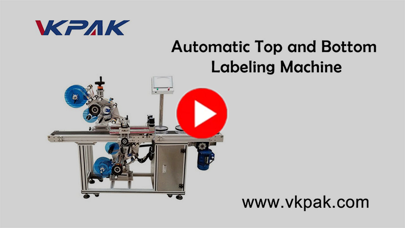 Mașină automată de etichetare de sus și de jos
