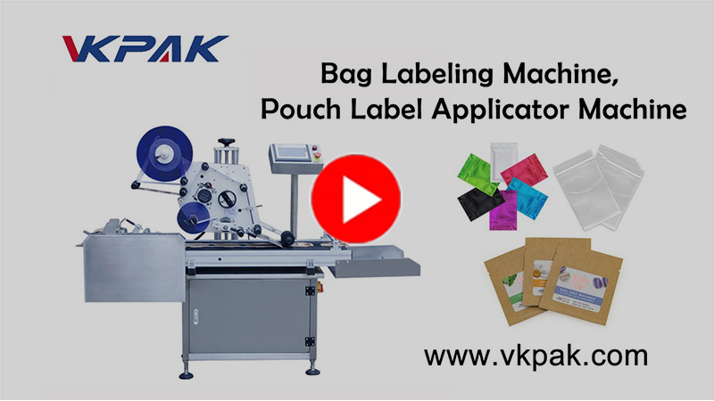 Mașină de etichetat pungi, aplicator de etichete pentru pungi
