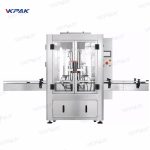 Borcane automate din sticla cu ulei de cocos 2 capete Linie pneumatica de umplere