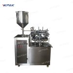 Mașini de umplere a etanșării tuburilor metalice pliabile din aluminiu semi-automate