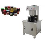 Mașină de acoperire a borcanelor de sticlă cu vid semiautomată pentru închiderea capacelor metalice