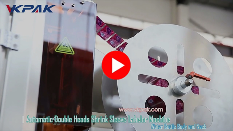 VK-SSL Mașină de etichetare automată a manșonului termocontractabil pentru sticle de apă