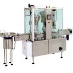 Mașină de acoperire automată rotativă de umplere a sticlelor medicale cu pulbere farmaceutică