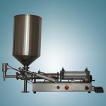 Mașină de umplere cu miere de unt de arahide de înaltă vâscozitate cu buncăr sub presiune