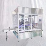 Mașină de umplere cu lichid de pastă de suc de cireșe cu piston în linie