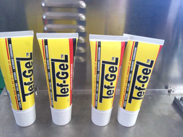 welding samples by ultrasonic tube sealer mostre de sudură prin sigilarea tubului cu ultrasunete.jpg