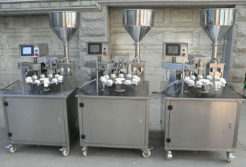 tuburi rotative de umplere mașini de etanșare cu ultrasunete semi-automate