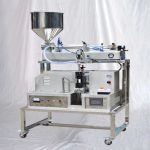 Mașină de umplere a tuburilor semi-automată cu echipament de etanșare cu ultrasunete